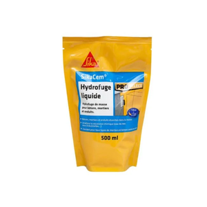 HYDROFUGE SIKACEM 0,5L (±0,5L/25kg de ciment)